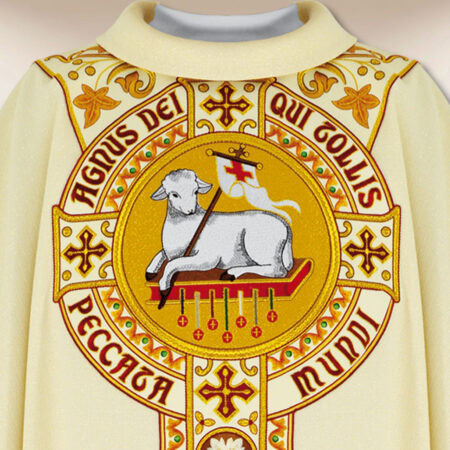 Embroidered Chasuble Lamb of God