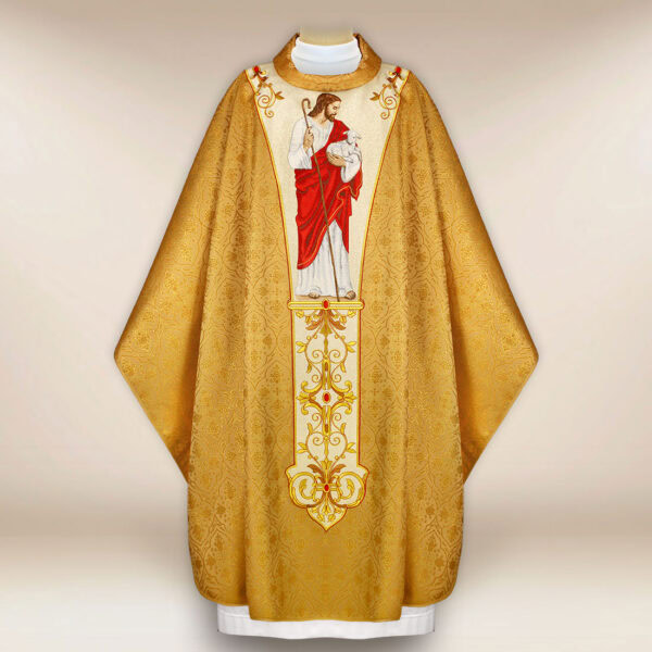 Embroidered Chasuble Jesus the Good Shepherd