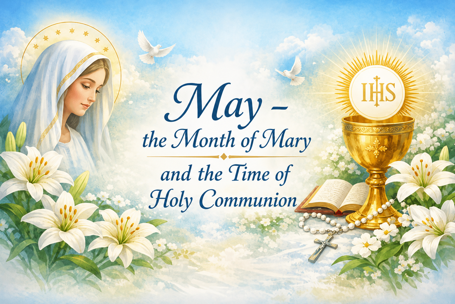 May – Marian Feasts and First Holy Communion celebrated with liturgical dignity