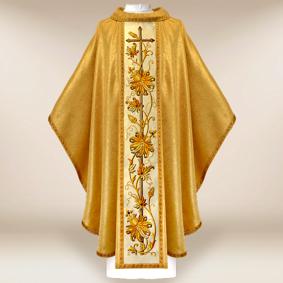 Embroidered Chasuble<br> "Classico Gold"