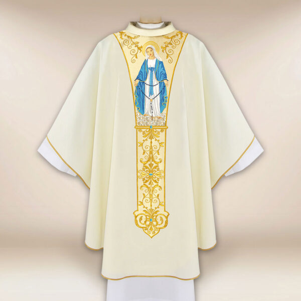 Embroidered Marian Chasuble