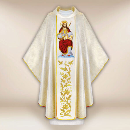 Embroidered Chasuble Christ the King