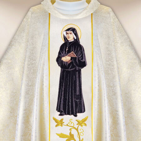 Embroidered Chasuble of St. Faustina