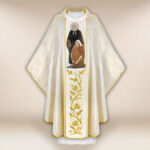 Embroidered chasuble St. Mother Mary
