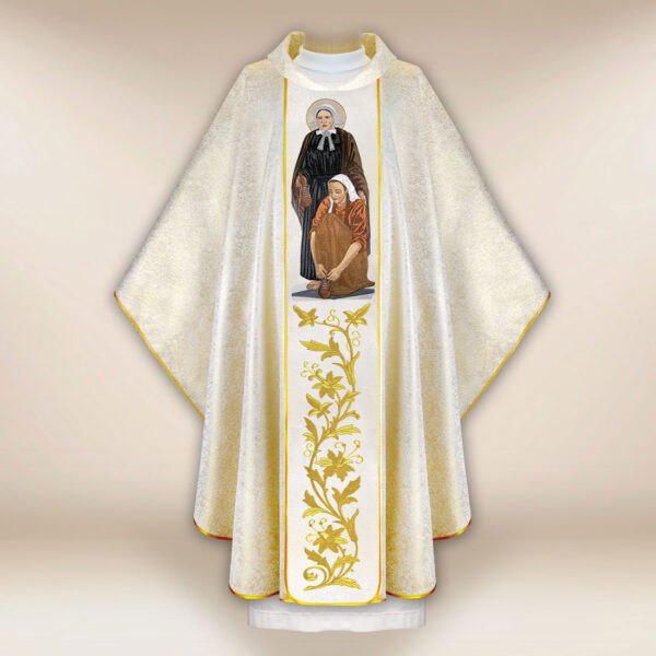 Embroidered chasuble St. Mother Mary