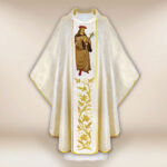 Chasuble with embroidered image of "St. Casimir"