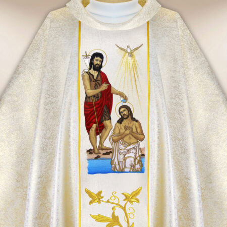 Embroidered Chasuble Baptism of Jesus