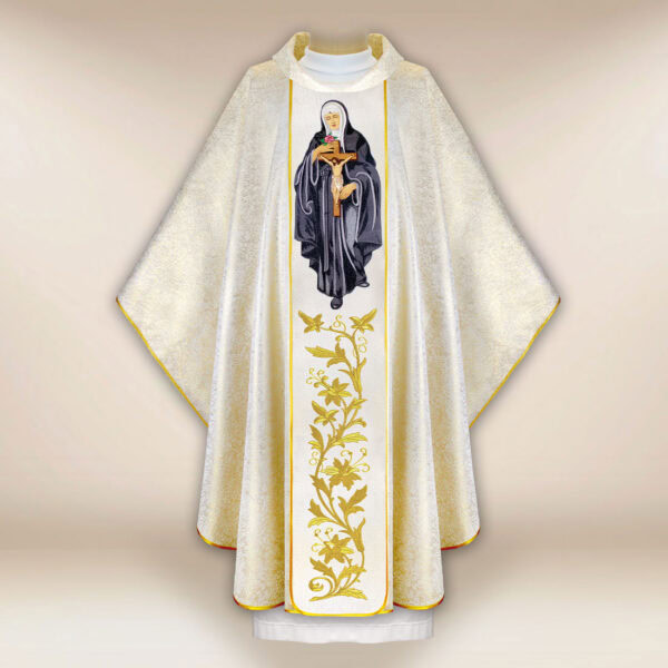 Embroidered Chasuble of St. Rita