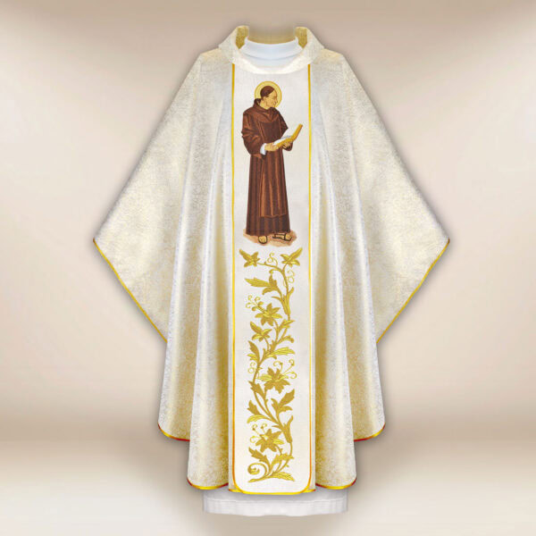 Embroidered chasuble of St. Raphael Kalinowski