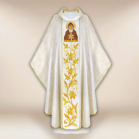 Embroidered chasuble of St. Charbel