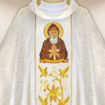 Embroidered chasuble of St. Charbel