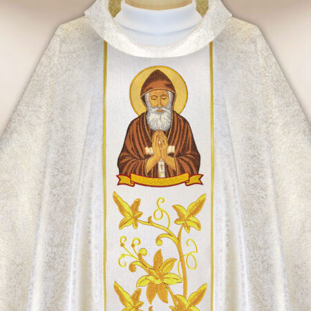Embroidered chasuble of St. Charbel