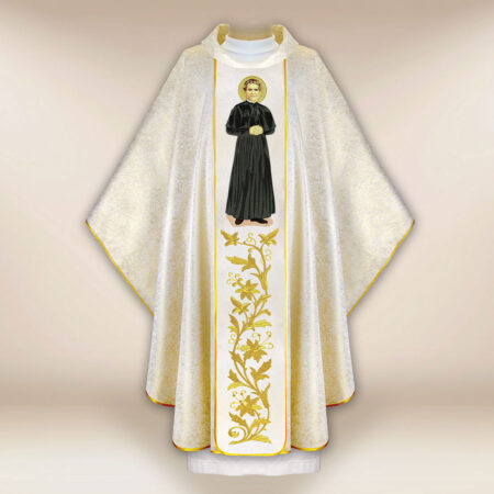 Chasuble with embroidered image "St. John Bosco"