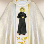 Chasuble with embroidered image "St. John Bosco"