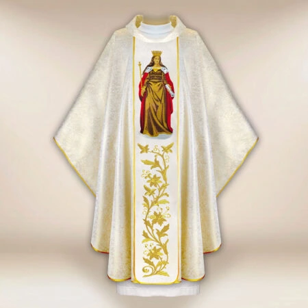 Embroidered chasuble St. Jadwiga Queen