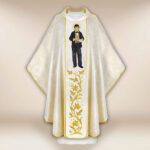 Embroidered chasuble of St. Dominik Savio