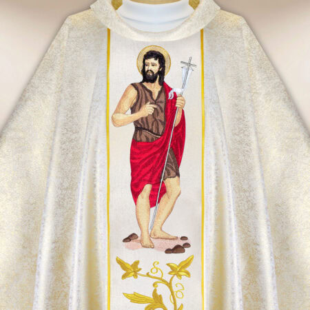 Embroidered chasuble of St. John the Baptist