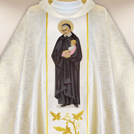 Embroidered chasuble of St. Vincent
