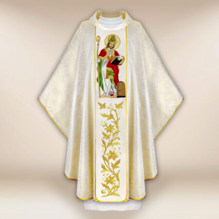 Embroidered chasuble of St. Ambrose