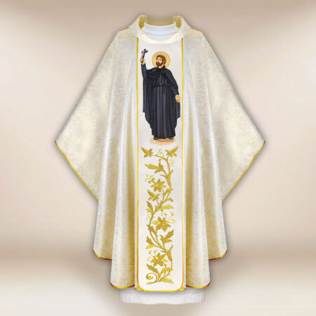 Embroidered chasuble of St. Francis Xavier