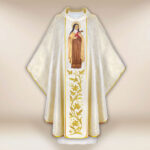 Embroidered chasuble of St. Teresa