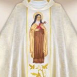 Embroidered chasuble of St. Teresa