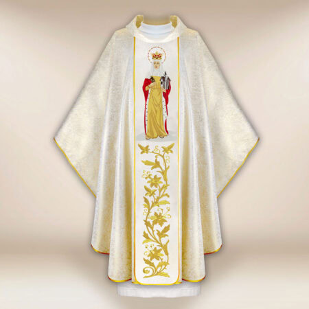 Embroidered chasuble St. Jadwiga