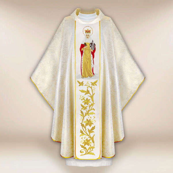 Embroidered chasuble St. Jadwiga