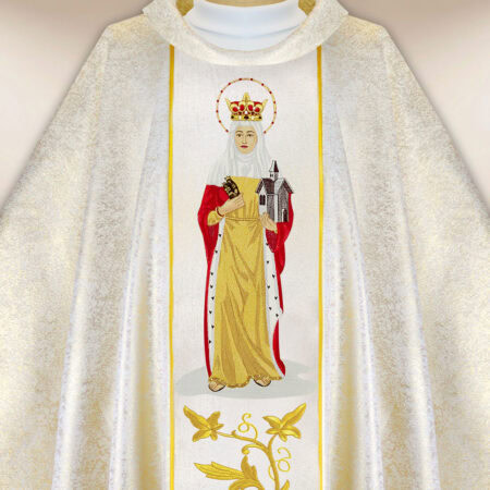 Embroidered chasuble St. Jadwiga