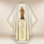Embroidered chasuble of St. Rosalia
