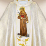 Embroidered chasuble of St. Rosalia