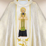 Embroidered chasuble of St. John Mary Vianney