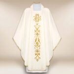 Embroidered Chasuble "IHS"