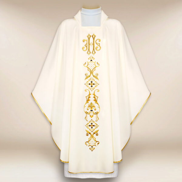 Embroidered Chasuble "IHS"