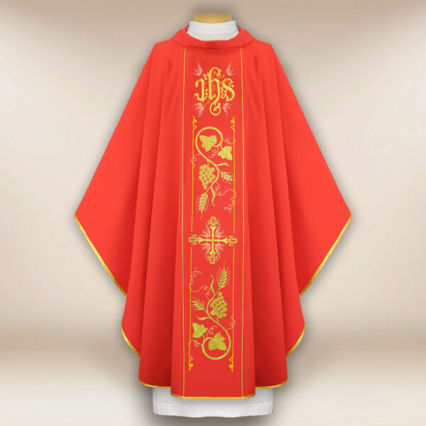 Chasuble with Embroidered Band