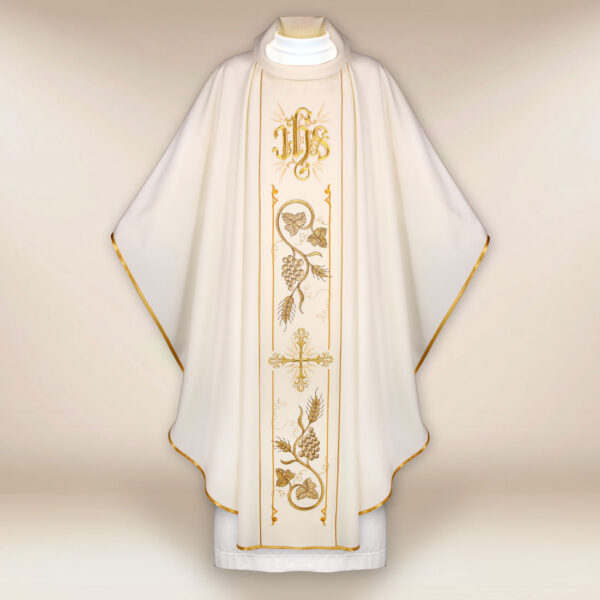 Chasuble with Embroidered Belt