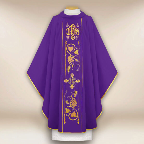 Chasuble with Embroidered Band