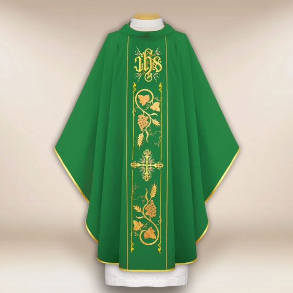 Chasuble with Embroidered Band