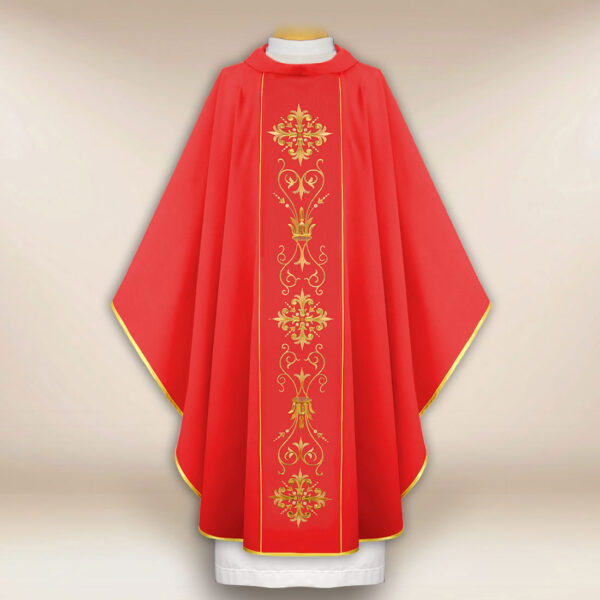 Chasuble with Embroidered Band