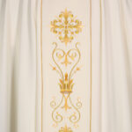 Chasuble with embroidered belt