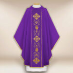Chasuble with Embroidered Band