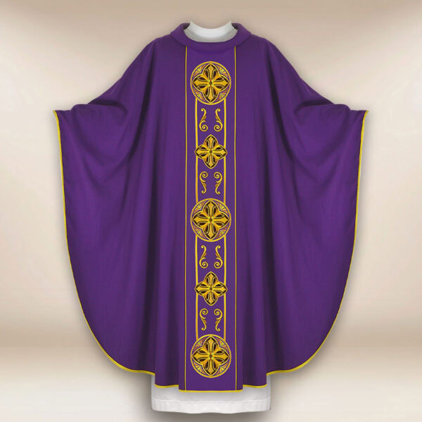 Chasuble with Embroidered Band