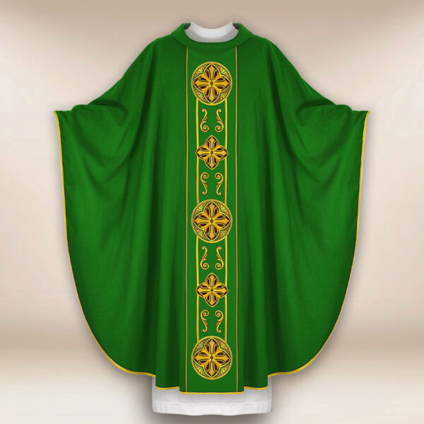 Chasuble with Embroidered Band