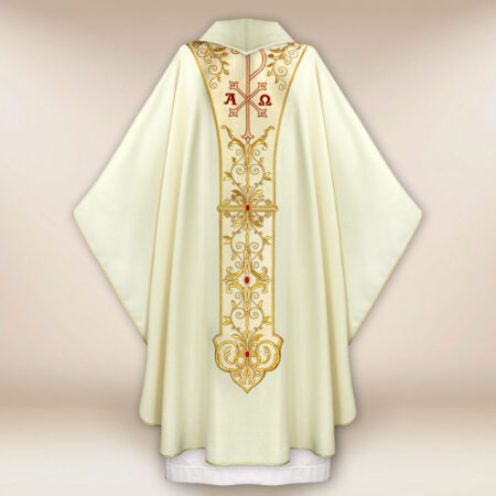 Liturgical Chasuble Featuring Christ the King