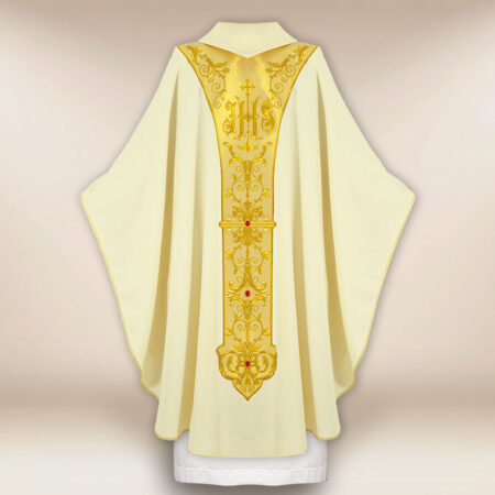 Embroidered Chasuble "Jesus, I Trust in You"
