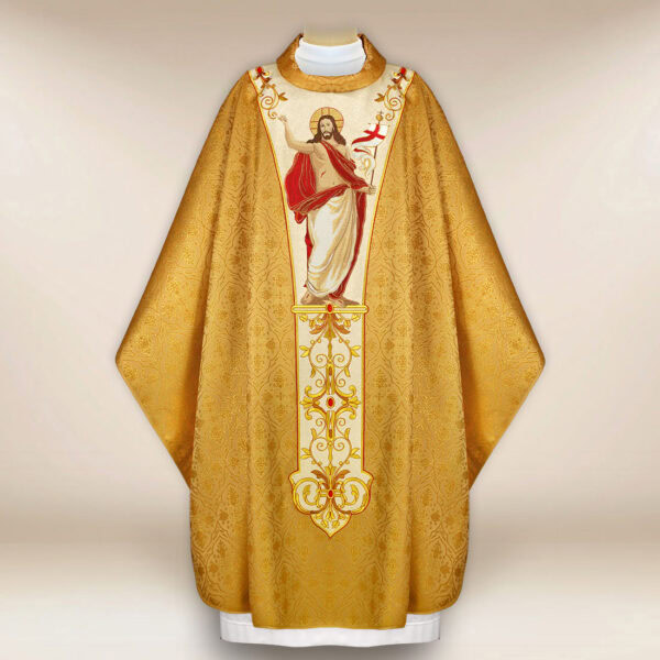 Embroidered Chasuble Jesus Risen
