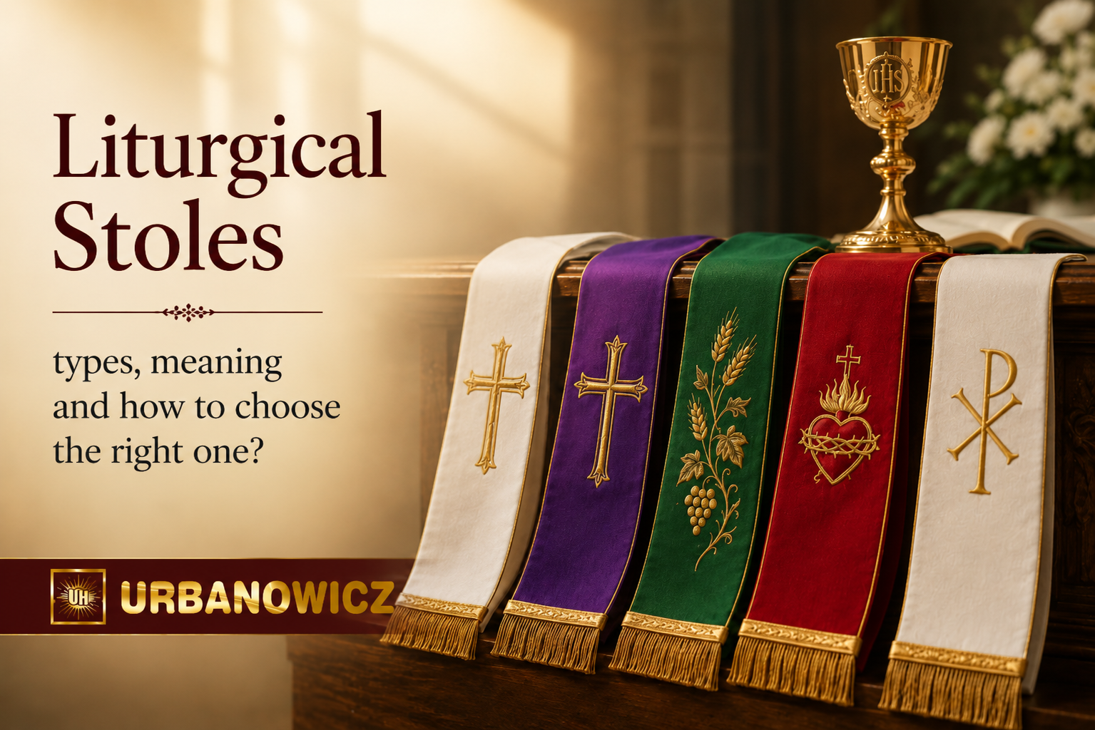 Liturgical stoles — types, significance, and how to choose the right one?