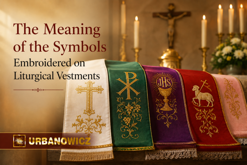 The Meaning of the Symbols Embroidered on Liturgical Vestments
