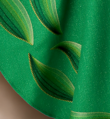a floral motif embroidered on a liturgical chasuble