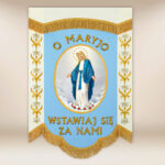 Mini Double-Sided Banner of the Blessed Virgin Mary